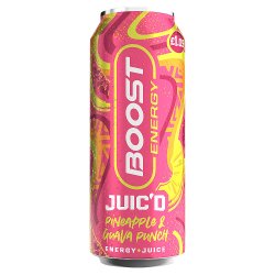 Boost Energy Juic'd Pineapple & Guava Punch 500ml