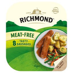 Richmond 8 Thick Vegan Meat Free Sausages 336g