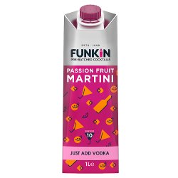 Funkin Pre-Batched Cocktails Passion Fruit Martini 1L