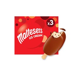 Maltesers Chocolate Ice Cream Sticks 3 x 100ml