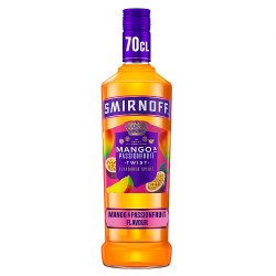 Smirnoff Mango & Passionfruit Twist Vodka Based Flavoured Spirit Drink 35% vol 70cl