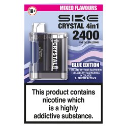 SKE Crystal 4in1 Blue Edition Mixed Flavours 4 x 2ml (20mg)