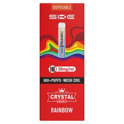 SKE Crystal Bar 10 Disposable Rainbow 20mg/ml
