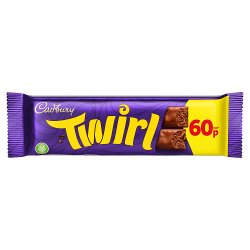 Cadbury Twirl Chocolate Bar 60p 43g