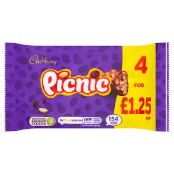 Cadbury Picnic 4 x 32g (128g)