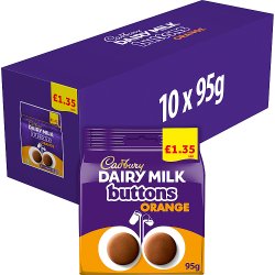 Cadbury Dairy Milk Orange Buttons Chocolate Bag £1.35 PMP 95g