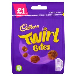 Cadbury Twirl Bites £1 Chocolate Bag 95g