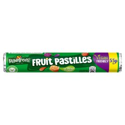 Rowntree's Fruit Pastilles Vegan Friendly Sweets Tube 50g PMP 55p
