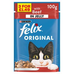 Felix Original with Beef in Jelly 100g