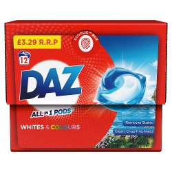DAZ ALL in 1 PODS® Washing Capsules 12 Washes