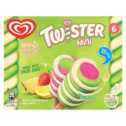 Heartbrand Twister Ice Lolly Mini Pineapple 6x 50 ml 