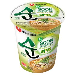 Nongshim Soon Veggie Cup Noodle Soup 6 x 67g