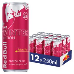 Red Bull Energy Drink Winter Edition Spiced Pear 250ml x12 PM