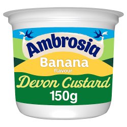 Ambrosia Banana Flavour Devon Custard Pot 150g