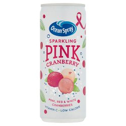Ocean Spray Sparkling Pink Cranberry 250ml