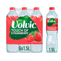 Volvic Touch of Fruit Low Sugar Strawberry Natural Flavoured Water 1.5L