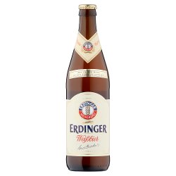Erdinger Weissbier Wheat Beer 500ml Bottle