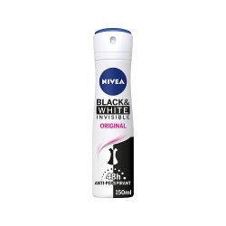 NIVEA Black & White Original Anti-Perspirant Deodorant Spray 150ml 150ml 