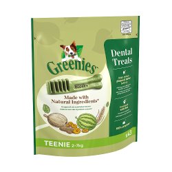 Greenies Original Adult Teenie Dog Treats 43 x Dental Chews 340g