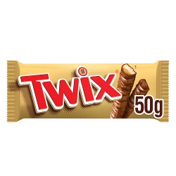 Twix Chocolate Biscuit Twin Bars 50g
