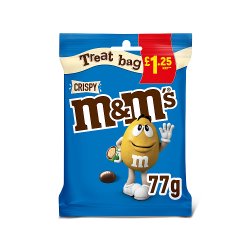M&M's Crispy Milk Chocolate Bites Treat Bag £1.25 PMP 77g