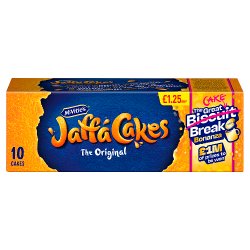 McVitie's Jaffa Cakes Original Biscuits 10 Cakes £1.25 PMP, 110g