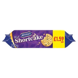 McVitie's Fruit Shortcake Biscuits 250g PMP £1.59 