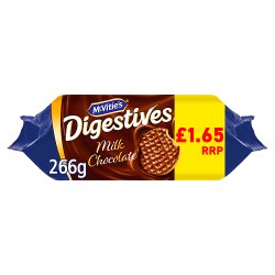 McVitie's Milk Chocolate Digestive Biscuits PMP £1.65 266g