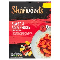 Sharwood's Sweet & Sour Chicken with Rice 375g
