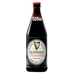 Guinness Original Extra Stout Beer 12 x 500ml Bottle