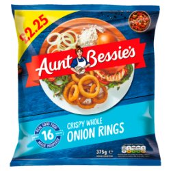 Aunt Bessie's Crispy Whole Onion Rings 375g