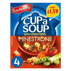 Batchelors Cup a Soup with Croutons Minestrone 4 Sachets 94g
