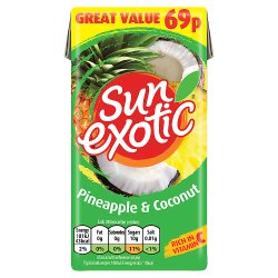 Sun Exotic Pineapple & Coconut 288ml