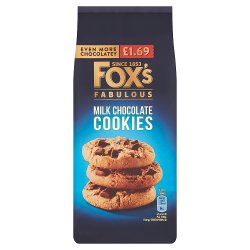 FOX'S Fabulous Milk Chocolate Cookies 180g