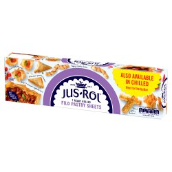 Jus-Rol 7 Ready Rolled Filo Pastry Sheets 270g