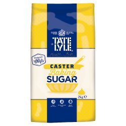Tate & Lyle Pure Cane Caster Sugar Poly 2kg