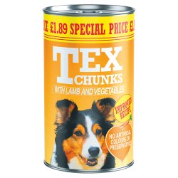 Tex Chunks with Lamb & Vegetables 1.2kg