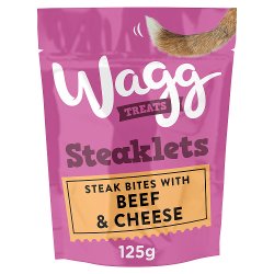 Wagg Treats Steaklets 125g