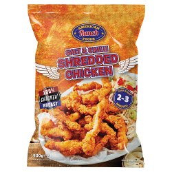 American Ranch Foods Salt & Chilli Shredded Chicken 400g