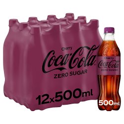 Coca-Cola Zero Sugar Cherry 12 x 500ml