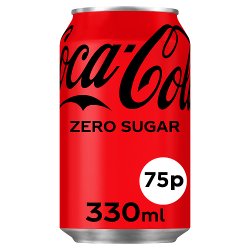 Coca-Cola Zero Sugar 24 x 330ml PMP 75p