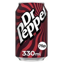 Dr Pepper 24 x 330ml PMP 75p