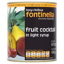 Ivory Ledoux Fontinella Fruit Cocktail in Light Syrup 820g
