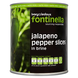 Fontinella Jalapeno Pepper Slices in Brine 3.00kg
