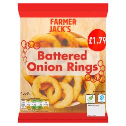 Farmer Jack's Battered Onion Rings 450g
