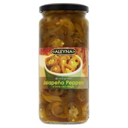 Aleyna Sliced Green Jalapeño Peppers 480g