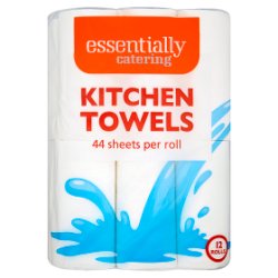 Essentially Catering Kitchen Towels 12 Rolls