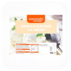 Essentially Catering Vanilla Flavour Ice Cream 10L