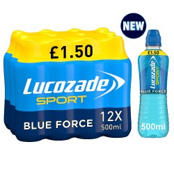 Lucozade Sport Drink Blue Force 500mlPMP £1.50