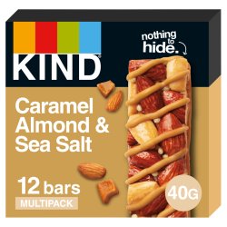 KIND Caramel Almond & Sea Salt Bars 12 x 40g (480g)